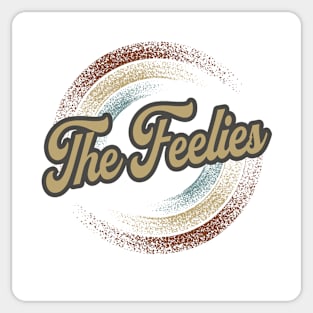 The Feelies Circular Fade Sticker